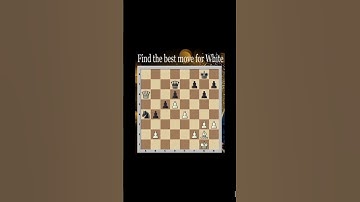 Find the brilliant move for white#chess #chessmaster #chesslover #chesslife #chesspuzzle #checkmate