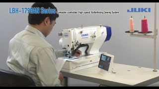 Juki Lbh -1790An Series Computer-Controlled High-Speed Buttonholing Sewing System