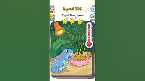 Dop 5: Delete One Part Level 256 | Feed the lizard #shorts