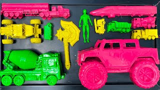 Membersihkan Mainan Mobil Mobilan, Mobil Balap, Anomali, Truk Pasir, Spiderman, Ironman,Excavator