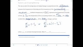 DE - 1.3 - Differential Equations as Mathematical Models