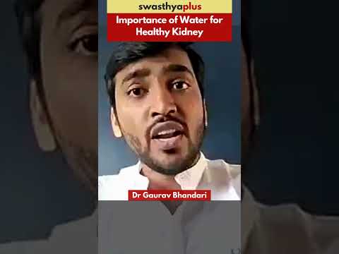 Importance of Water for Healthy Kidney | Dr Gaurav Bhandari | #Shorts