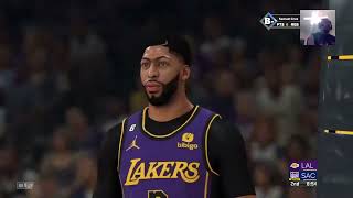 NBA 2K23 Rookie Year starting LA Lakers vs Sacramento Kings G40