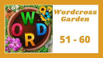 Wordcross Garden Level 51 - 60 Answers