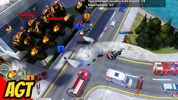 Emergency HQ - Android Gameplay 45 - Warehouse Fire and Tanker Crash