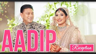Aanchal and Udip cinematic highlights of reception  #Aadip