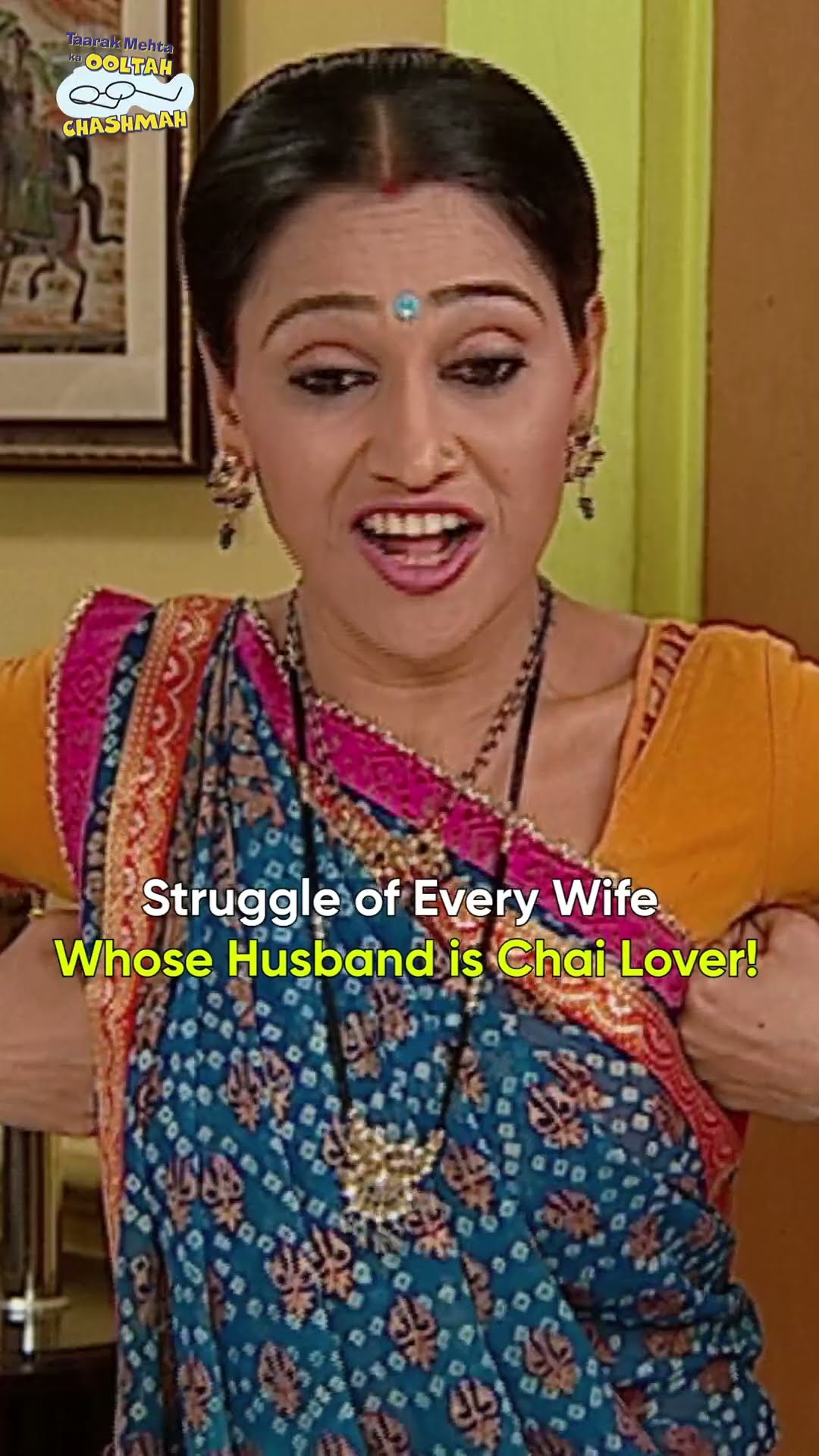 Tag your chai lover husband!  #tmkoc #comedy #relatable #shorts #comedyvideo #funny #chai