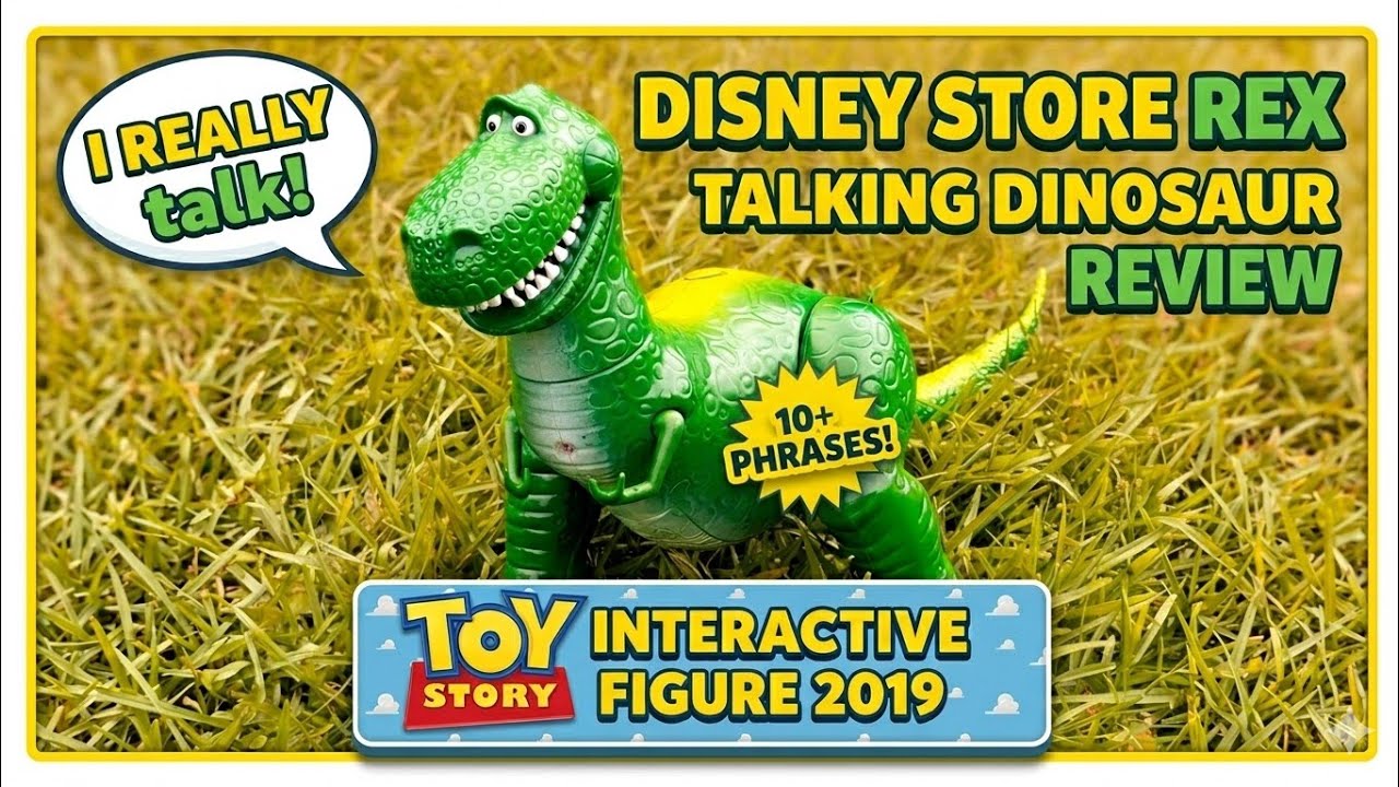 Disney Store Rex Talking Dinosaur Review | Toy Story Interactive