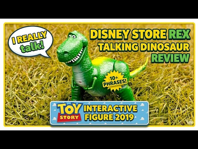 Disney Store Rex Talking Dinosaur Review | Toy Story Interactive