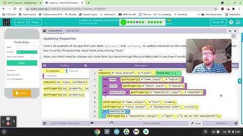 CSD Unit 6: Lesson 6 - Getting Properties 1 - 8