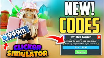 *NEW* ALL WORKING CODES FOR CLICKER SIMULATOR 2024 || ROBLOX CLICKER SIMULATOR CODES!