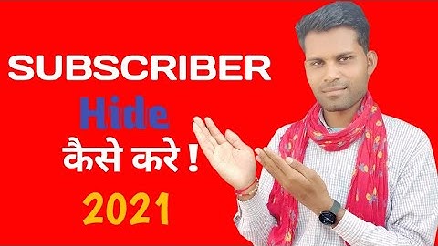 How To Hide Subscribers On Youtube 2021||Subscribers hide kaise kare ? in 2021