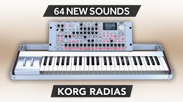 KORG RADIAS ♫ 64 Custom Sounds ► ULTIMATE 64 SOUNDS