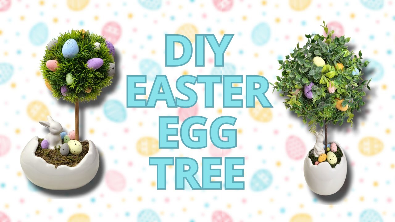 Festive Easter Tree | DIY Tutorial | Bunny, Easter Eggs - YouTube