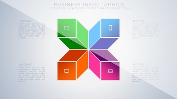 Beautiful 3D Business Infographic Design Slide with Animation in Microsoft Office 365 PowerPoint PPT