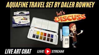 Daler Rowney Aquafine Watercolors - Review and Demo 