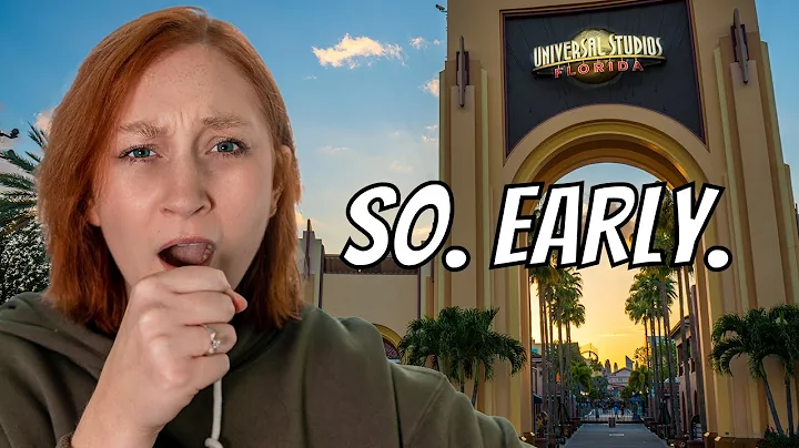 Getting Up to Rope Drop Universal Studios
