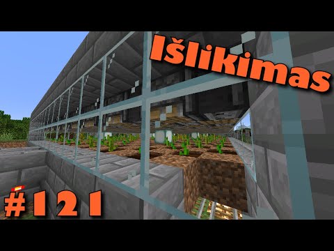 Minecraft išlikimas #121 | Milžiniška arbūzų ir moliūgų ferma!