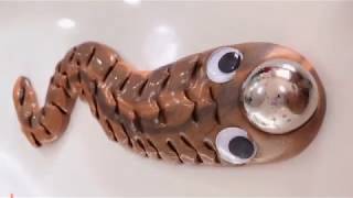 Funny monster magnet swallows a big iron ball丨Magnetic superman 4K screenshot 4