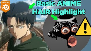 Anime hair highlight (Basic approach with SENTENCES?!)