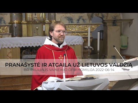 Gedulo ir Vilties diena, "Pranašystė ir atgaila už Lietuvos valdžią" | Br. Paulius Vaineikis OFM