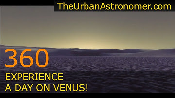 Experience a day on Planet Venus | Space Engine 360° Video VR