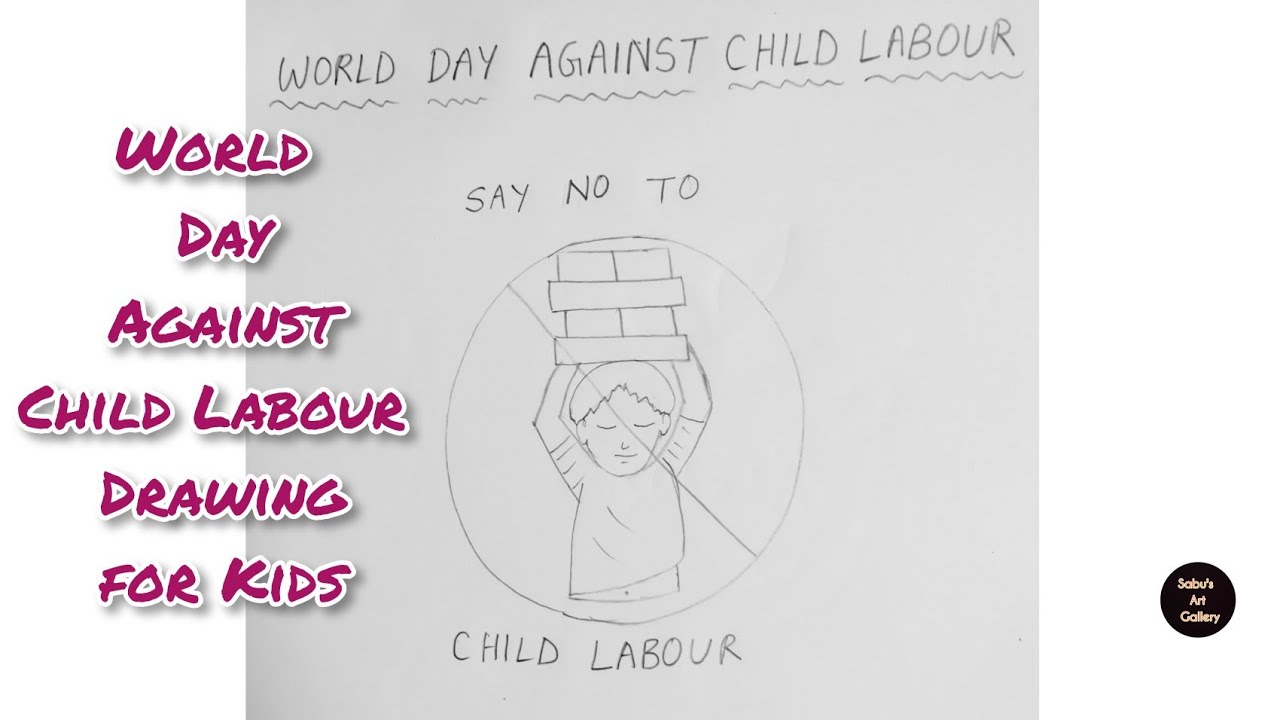 World Day Against Child Labour | Drawing for Kids |Sabu's Art Gallery 