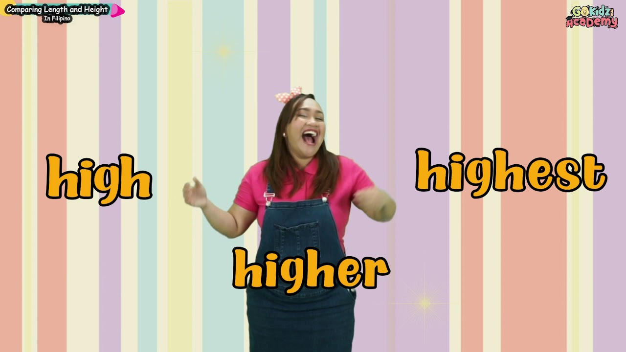 Math Episode 5 COMPARING LENGTH AND HEIGHT Filipino Preschool