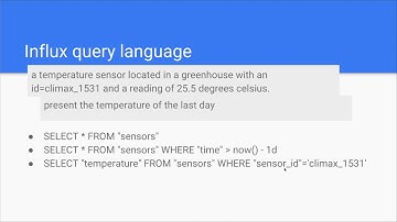 Influxdb project: 03 influx query language