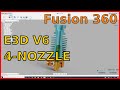 Diseña un E3D V6 en Fusion 360 Parte 4 el NOZZLE