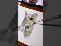 Peeking cat #1 Timelapse! #watercolorpainting #tutorial #cat #painting #art #timelapse #chill #cute