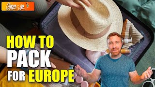 The Ultimate Europe packing list for 2022 - PLUS packing tips, tricks, and hacks! Pack Smarter
