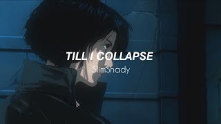 eminem - till i collapse (𝙨𝙡𝙤𝙬𝙚𝙙 & 𝙧𝙚𝙫𝙚𝙧𝙗 𝙩𝙤 𝙥𝙚𝙧𝙛𝙚𝙘𝙩𝙞𝙤𝙣) Resimi