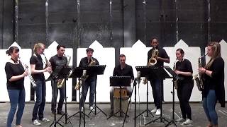 Joust - saxophone septet & drum