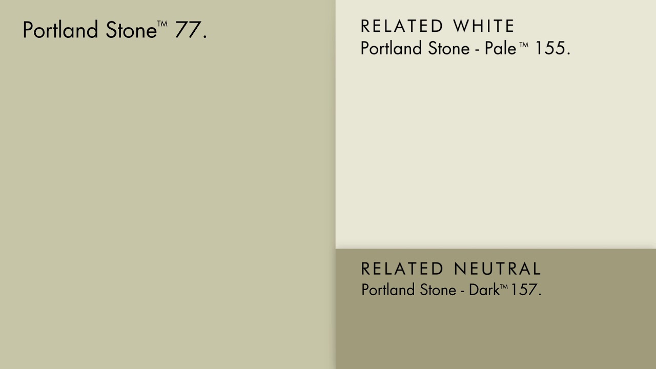 Portland Paint Colour Chart