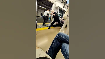 Japanese man tries to drag foreigner off the train for being loud and drinking.