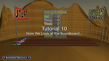 Cinema 4D Xpresso Course - Snake Race: Tutorial 10 - Now We Look at the Scoreboard...