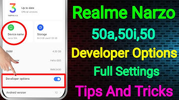 Realme Narzo 50a Developer Options | Realme Narzo 50a Developer Options Full Settings