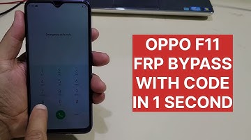 Oppo F11 Frp Bypass With Code 100% Work