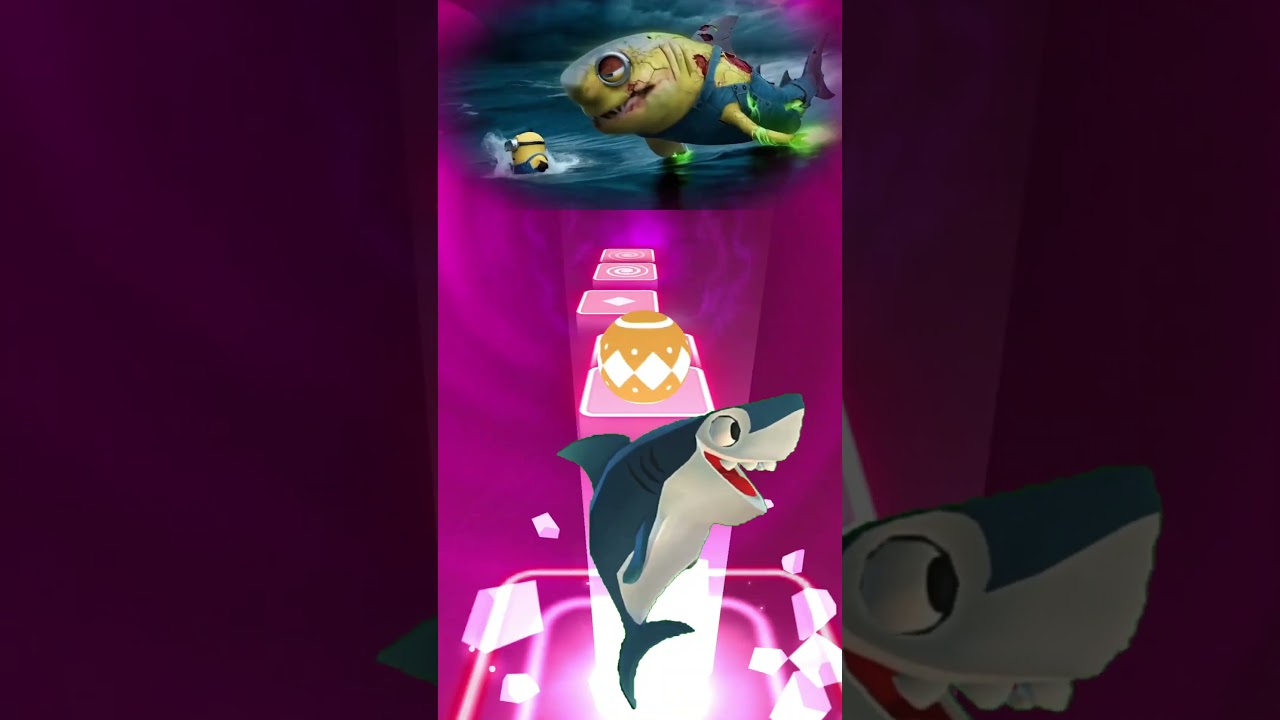 Tiles Hop - Minion shark | Tiles Hop EDM Rush🎶 | Who Is Best?🎯