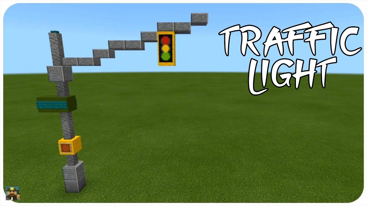 Minecraft: to build a Light in Minecraft | Minecraft Traffic Light Tutorial - YouTube