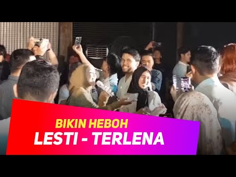 HEBOH LESTI NYANYI LAGU "TERLENA" |  At Launcing Lesti "INSAN BIASA"