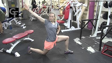 Deep Lunge With Rotation