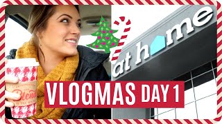 VLOGMAS IS HERE!! DAY 1 | SHOP WITH ME CHRISTMAS DECOR