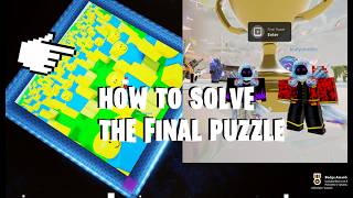 HOW TO SOLVE THE FINAL PUZZLE ROBLOX HUNT 20 (TIPS)