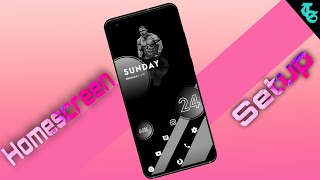 Nova Launcher Setup | WWE's John Cena Home Screen | B&W Setup screenshot 2