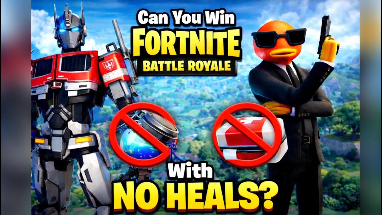 Can You Win Fortnite Battle Royale With NO HEALS?