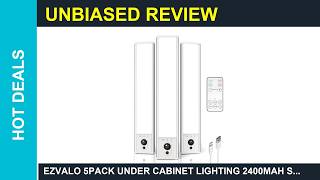 EZVALO 5Pack Under Cabinet Lighting 2400mAh Smart Motion Sensor Cabinet Light Review