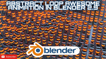 ABSTRACT LOOP ANIMATION FULL MAKING IN EEVEE BLENDER 2.9 ||MAK INDIA