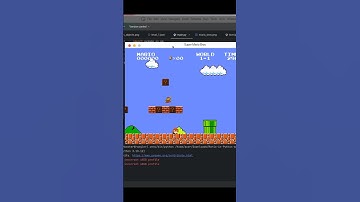 Creating Mario Magic: Behind the Scenes! 🎉🌟 #shorts #short #shortvideo #python #programming  #game